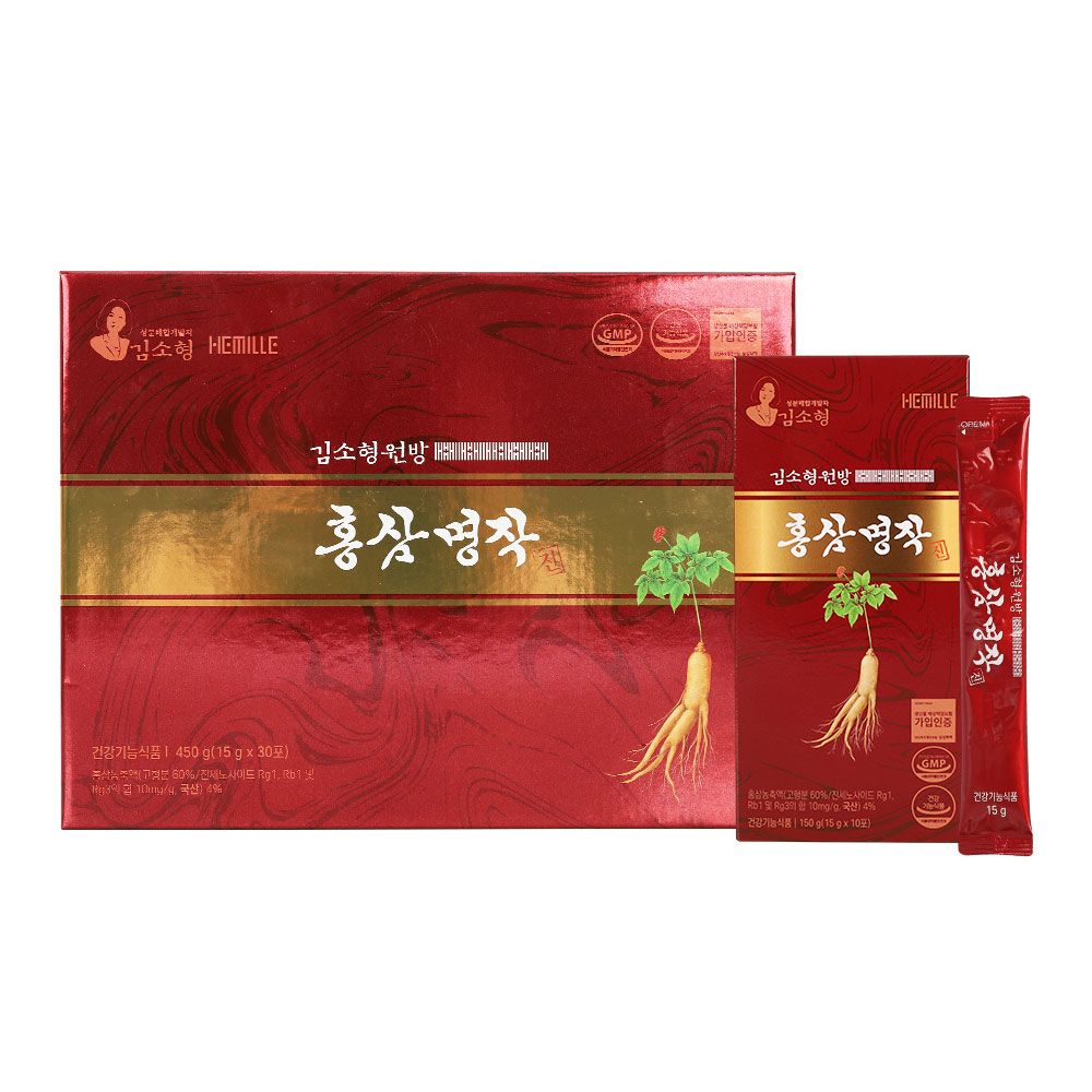 [Kim Sohyeong] Korean Red Ginseng Extract Stick – 6-Year-Aged Ginseng for Immunity, Fatigue Relief, Antioxidation & Better Blood Flow, 30 Count - Made in Korea